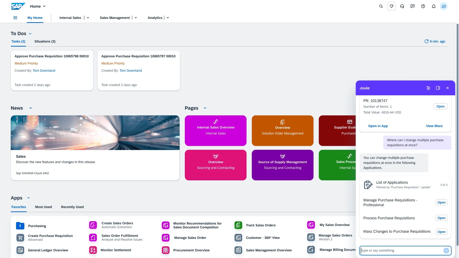 SAP S/4 HANA Public Cloud