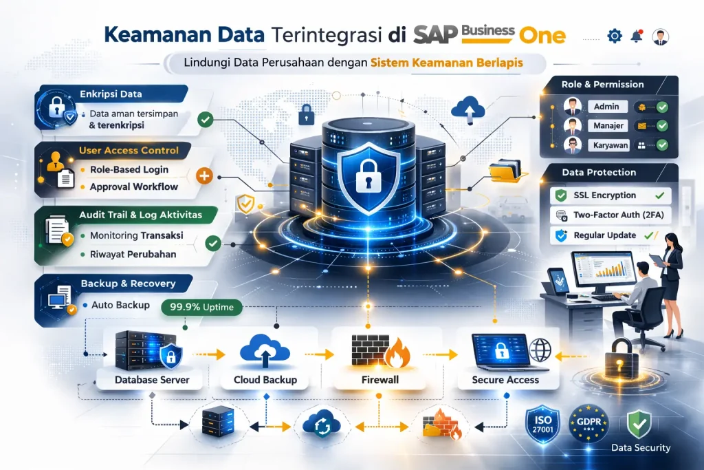 Fitur Unggulan SAP business ONE Keamanan Data