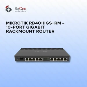 MikroTik RB4011iGS+RM – 10-Port Gigabit Rackmount Router