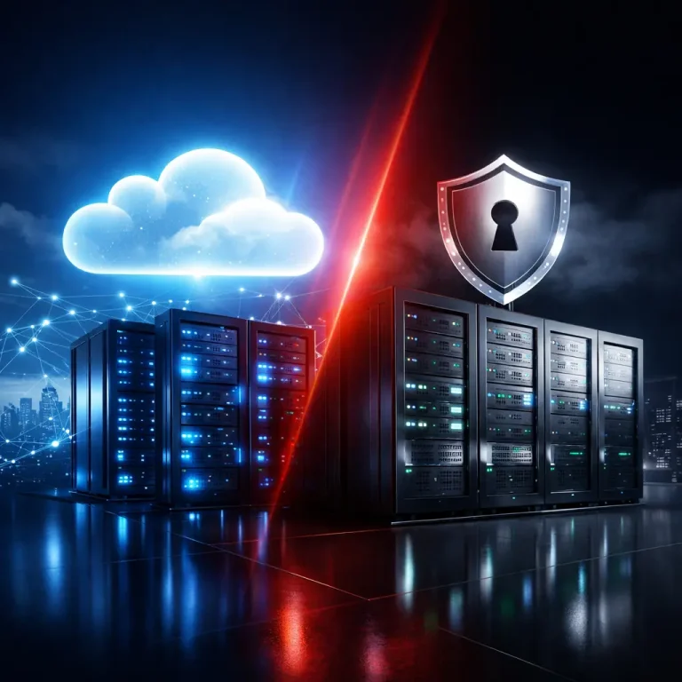 public cloud vs private cloud server infrastructure for business