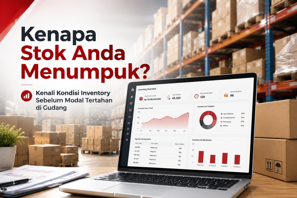 Kenapa Stok Anda Menumpuk? Kenali Kondisi Inventory Sebelum Modal Tertahan di Gudang